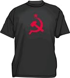 Russian CCCP Hammer & Sickle Flag Logo Mens tee Shirt in 12 colors Small thru 6XL