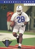 1994 Upper Deck Marshall Faulk Rookie Football Card #7 - Shipped In Protective Display Case!