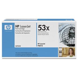 Hewlett Packard Q7553X Black print cartridge for hp laserjet p2015 p2015n