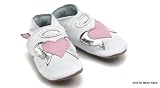 Chaussons bebe - coeur/ailes d'ange - ANGELHEART - made in England