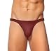 Low Price Rust Colored Male Power Ribbed Bong Thong Undisputed