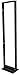 Tripp Lite 45U 2-Post Open Frame rack, Network Equipment Rack, 800 lb. Capacity (SR2POST)