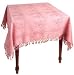 April Cornell Hyacinth Jacquard Rose 54 Square Tablecloth 4150 009