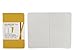 Moleskine Volant Notebook (Set of 2), Extra Small, Plain, Orange Yellow, Cadmium Orange, Soft Cover (2.5 x 4)