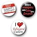 Set of 3 Twilight - EDWARD CULLEN - 1.25 MAGNETS ~ Vampire Heart Love