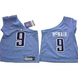 Steve McNair #9 Tennessee Titans NFL Girls/Junior One shoulder Jersey By Reebok