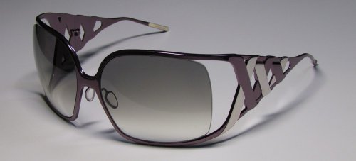 AUTHENTIC & ORIGINAL - designer/brand: CHRISTIAN ROTH style/model: 14278 material: TITANIUM frame color: VIOLET/SILVER/MULTICOLORED lenses: GRAY shape: OVERSIZED WOVEN type: SUNGLASSES/SHADES/SUN GLASSES - WOMENS/LADIES - made in Japan - modern & fabulous - highest quality