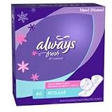 Always Clean Fresh Scented Dri-Weave Pantiliner, Regular - 46 pads/ Pack, 12 Packs