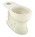 Read KOHLER K-4287-96 Cimarron Round-Front Toilet Bowl, Less Seat, Biscuit Details KOHLER K-4287-96 Cimarron Round-Front Toilet Bowl, Less Seat, Biscuit