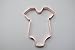 Onesie Cookie Cutter 3.25 Inch Handcrafted in USA by The Fussy Pup