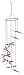 Red Carpet Studios Ltd. Spiral Tunes Suncatchers Dragonfly Mosaic Mobile
