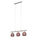 Eglo  87956A Sabana,  Nickel/Multi-Colored, 3-Light Pendant Light Fixture