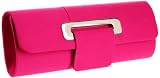 Magid 6702 Clutch,Fuchsia,One Size