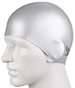 SPEEDO Badekappe Plain Flat Silicone Cap silver