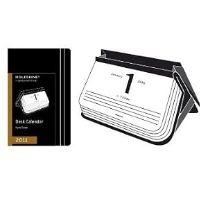 Moleskine 2011 12 Month Desk Calendar: Black Hard Cover Pocket (Moleskine Srl) by Moleskine