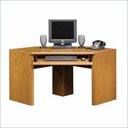 Orchard Hills Corner Computer Desk - Carolina Oak