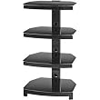 Omnimount G304 Dark Stellar Series 4-Shelf Component Tower