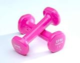 Deluxe Vinyl Dumbbells - 1 lb - Pink - 1 pair