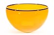 Transparent Orange Bowl