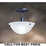 Single-Light Semi-Flush Ceiling Fixture from Destination Lighting