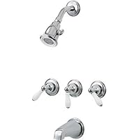 Price Pfister 01-81PC Shower Head, Tub Spout and Valve Set Trim only