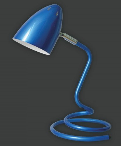 Peppige Schreibtischleuchte „Swing“ blau