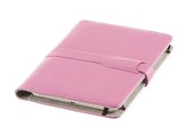 M-Edge Prodigy Genuine Leather Kindle Jacket with Hinge (Fits 6" Display, Latest Generation Kindle), Smooth Light Pink