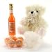 Bain D' Esprit - Tangy Tangerine Bath and Body Spa Gift Set with Teddy Bear