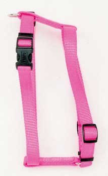Nylon Adj Harness Neon Pink 3 8