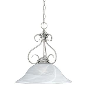 Florentine Pendant in Brushed Nickel
