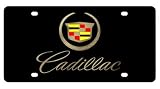 Cadillac Script - License Plate - Carbon Stainless-Style
