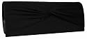 Satin Clutch Abendtasche, schwarz