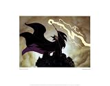 Maleficent's Fury Art Poster Print, 14x11