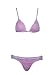 Guess Lilac Heart Belted Bikini w/Rhinestone 