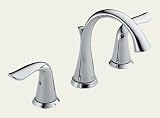 Delta 3538 Lahara Widespread Double-Handle Lavatory Faucet, Chrome