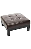 Jordan Bicast Leather Cocktail Ottoman - 4 Colors!