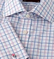 Sartorial Slim Fit Pure Cotton Overchecked Shirt
