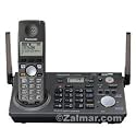 Panasonic KX-TG6700B 2-Line, 5.8 GHz FHSS GigaRange Expandable Digital Cordless Phone with Caller ID & Answering System