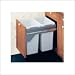 Hafele 502.74.252 Drawer Slide-Out Double Waste Bin - 80 Liter