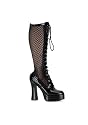 WoMen's Gothic Boot With 5 Inch Heel And Rear Zipper.