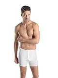 Hanro Mens Cotton Superior Long Leg Boxer Brief