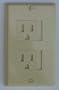 IVORY Energy Saver DECORA 2 Screw Safety Outlet Cover