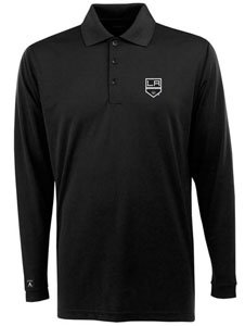 Los Angeles Kings Long Sleeve Polo Shirt (Team Color) - Large