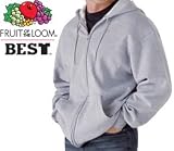 Youth Fruit of the Loom 8oz 50/50 Hooded Zipper Sweatshirt