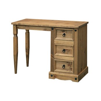 BRAND NEW CORONA SINGLE PEDESTAL DRESSING TABLE BRAND NEW CORONA SINGLE PEDESTAL DRESSING TABLE