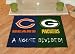 Green Bay Packers House Divided Rug Mat