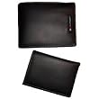 Men's Tommy Hilfiger Passcase Wallet Black w/ Logo