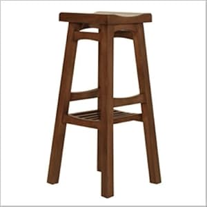 Kira Stool - Walnut Stain (30")