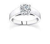 0.5 CT ROUND NATURAL DIAMOND SOLITAIRE RING NEW
