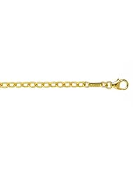 14KT Yellow Textured Link 2.9mm Necklaces Length = 30